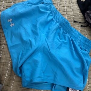 Under Armour Women's Bright Blue Athletic Shorts
